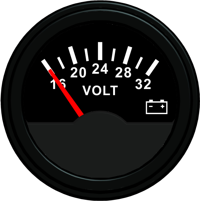 ECCS-24V電壓表